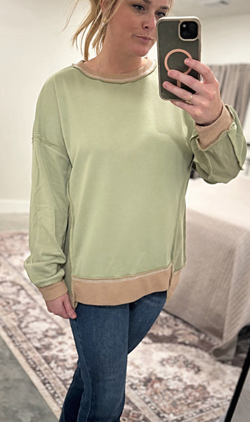 TILLY COLOR BLOCK PULLOVER