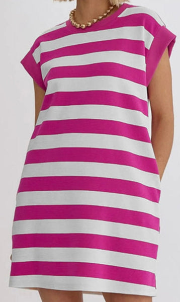 STRIPED ELLE DRESS