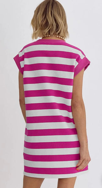 STRIPED ELLE DRESS