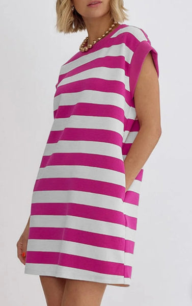 STRIPED ELLE DRESS