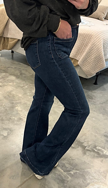 RISEN FLARE PATCH POCKET JEANS