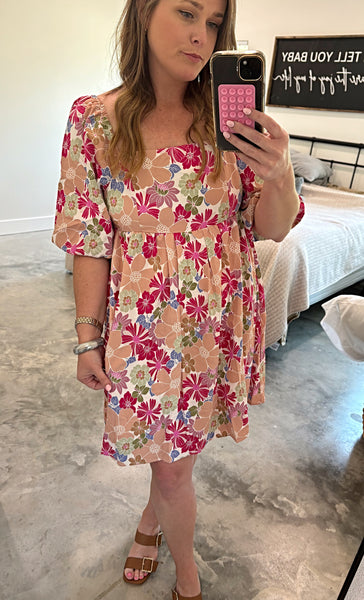MIA FLORAL DRESS