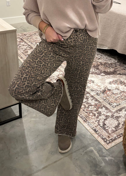 KARLY LEOPARD DENIM