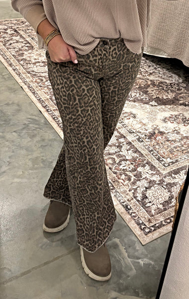 KARLY LEOPARD DENIM