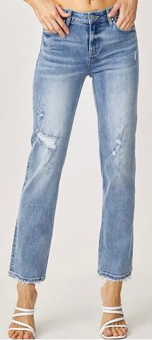 MID RISE RISEN JEANS