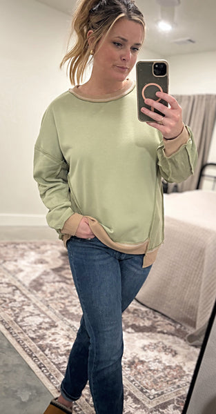 TILLY COLOR BLOCK PULLOVER
