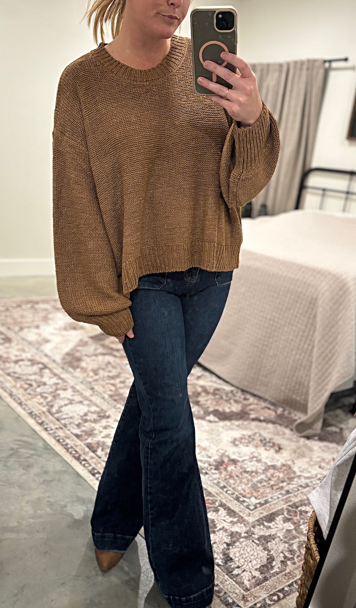 MIRI MOCHA SWEATER