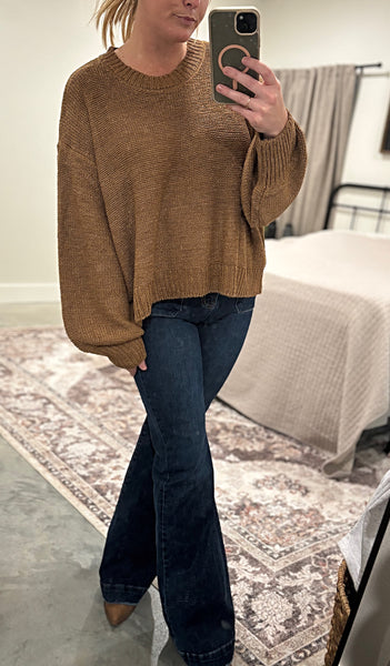 MIRI MOCHA SWEATER