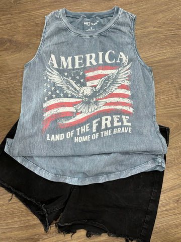 VINTAGE PATRIOTIC TANK