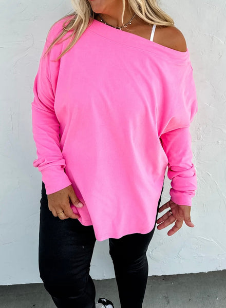 PRETTY IN PINK ATHLETIC TOP