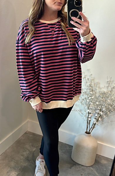 VARSITY STRIPES TOP