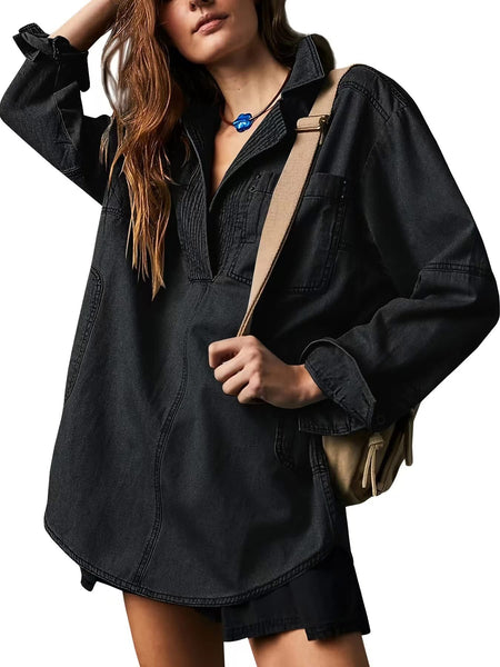 ROCKI DENIM PULLOVER |PRE-ORDER|