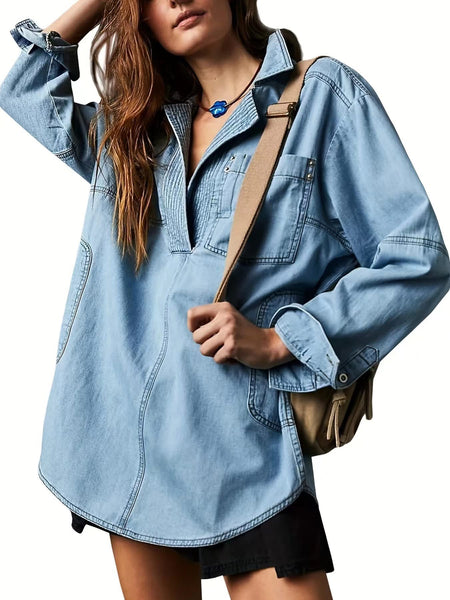 ROCKI DENIM PULLOVER |PRE-ORDER|