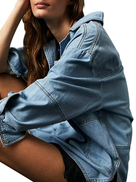ROCKI DENIM PULLOVER |PRE-ORDER|