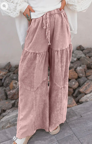 MINERAL WASHED DRAWSTRING PANTS |PRE-ORDER|