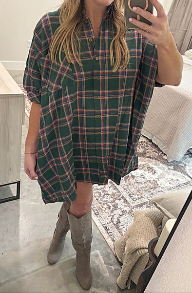 MURPHY PLAID DRESS