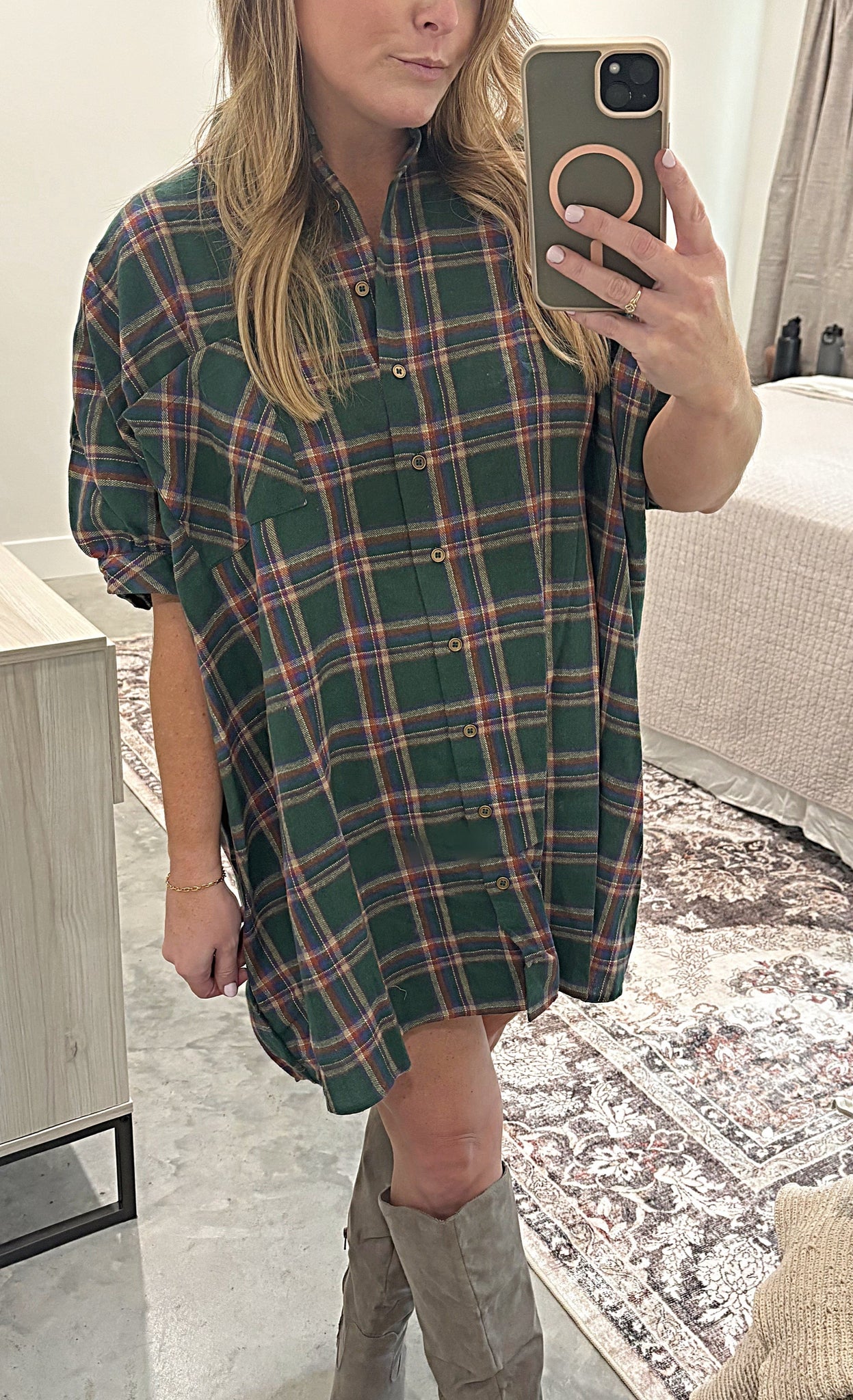 MURPHY PLAID DRESS