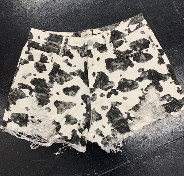 COW PRINT DENIM